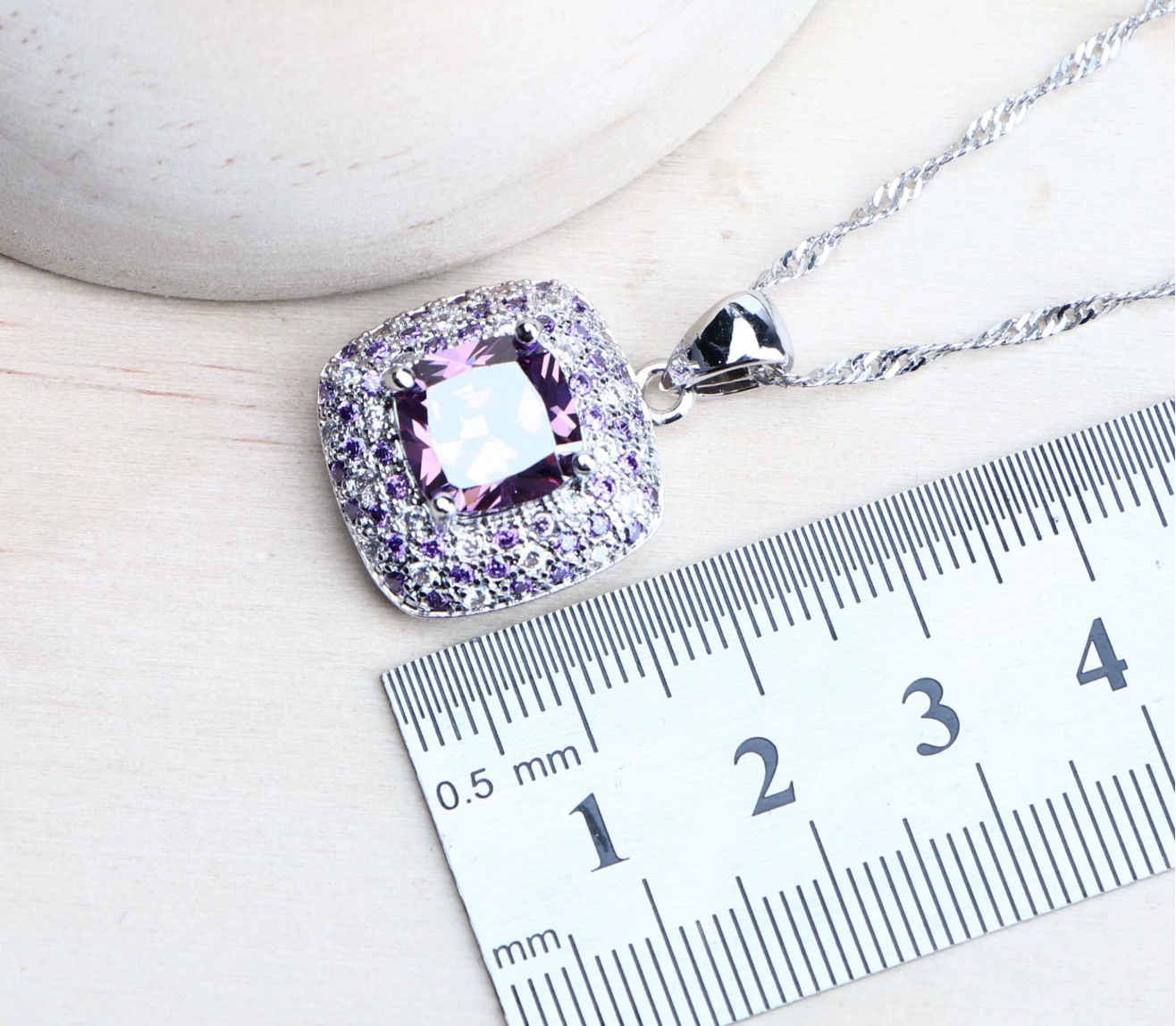 Women’s 925 Sterling Silver Bridal Jewelry Set