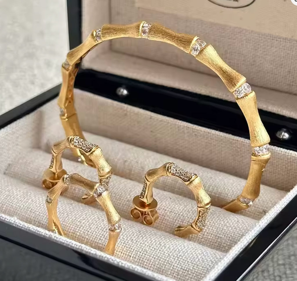 New Chinese Bamboo Knot Jewelry Set