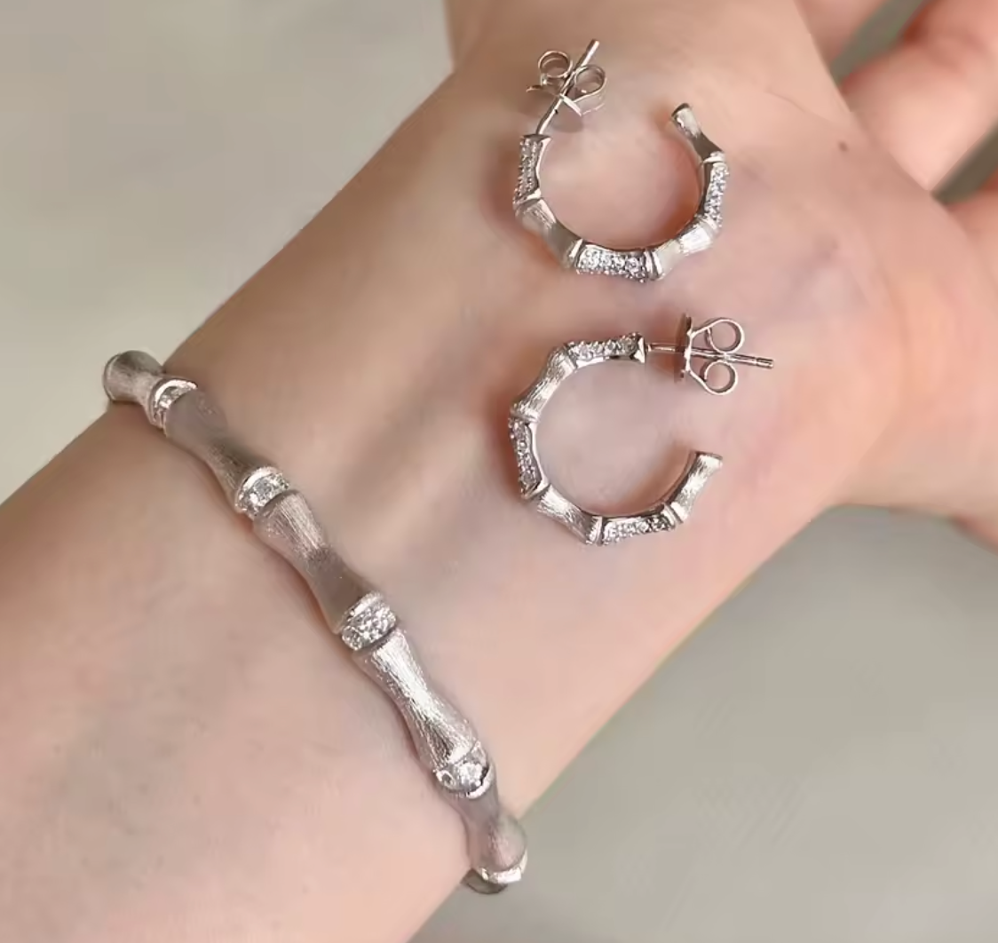 New Chinese Bamboo Knot Jewelry Set