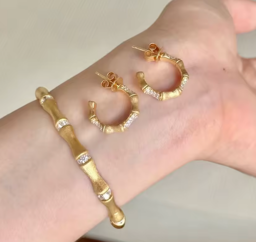 New Chinese Bamboo Knot Jewelry Set