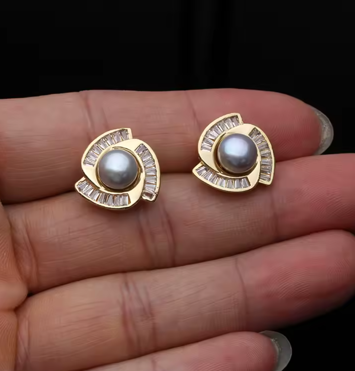 Real Natural Freshwater Pearl Jewelry Set for Women