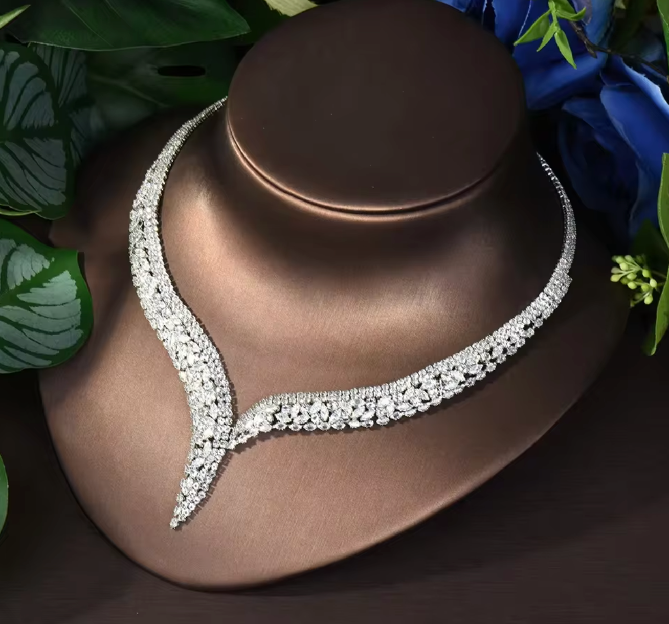 Luxury Geometric Cubic Zirconia Jewelry Set for Women