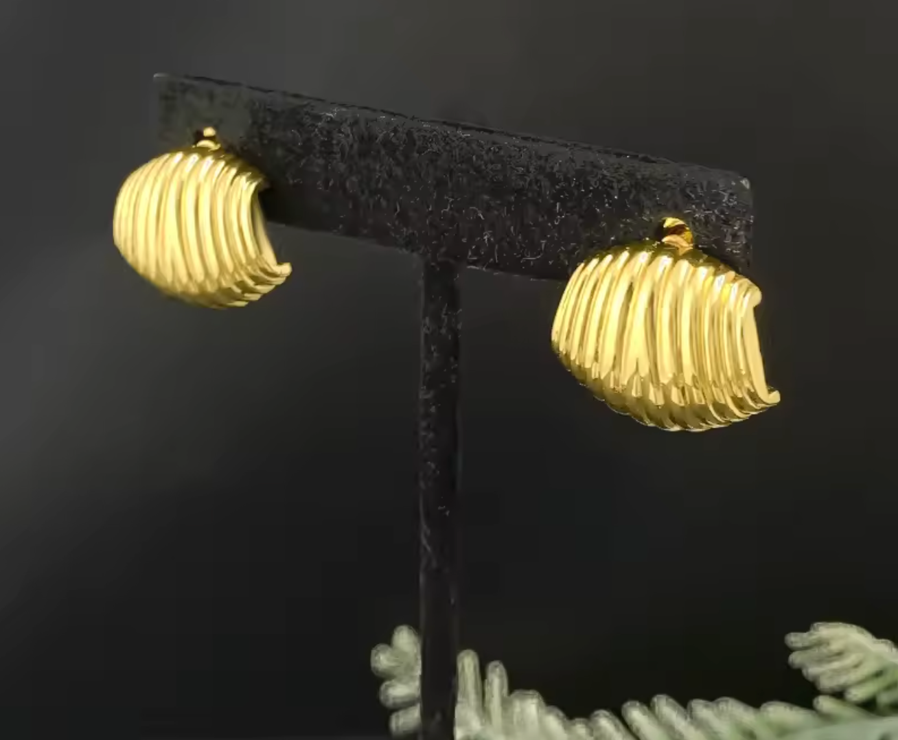 Italian Gold Plated Jewelry Set for Women